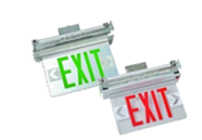 Drop Ceiling Recessed Aluminum LED Edgelit Exit Sign
