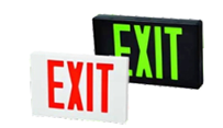Thermoplastic Micro LED Exit Sign with Square