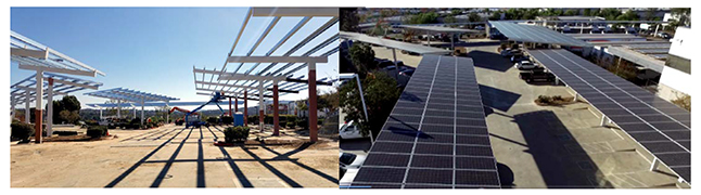 CANOPY MOUNTED SOLAR SYSTEMS